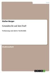 Cover von Grundrecht auf den Tod?