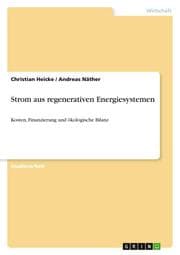 Cover von Strom aus regenerativen Energiesystemen