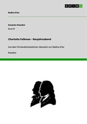 Cover von Charlotta Falkman - Neujahrsabend