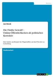 Cover von Die Fünfte Gewalt? - Online-Öffentlichkeiten als politisches Korrektiv