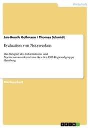 Cover von Evaluation von Netzwerken