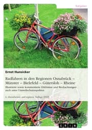Cover von Radfahren in den Regionen Osnabrück - Münster - Bielefeld - Gütersloh - Rheine