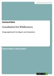 Cover von Genußmittel bei Wildbeutern
