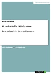 Cover von Genußmittel bei Wildbeutern