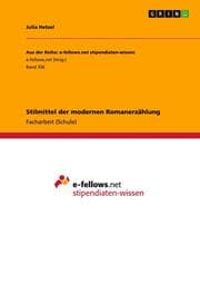 Cover von Stilmittel der modernen Romanerzählung