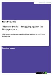 Cover von 'Memory Books' - Struggling against the Disappearance