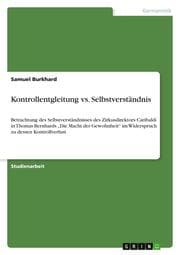 Cover von Kontrollentgleitung vs.Selbstverständnis