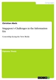 Cover von Singapore's Challenges in the Information Era