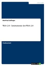 Cover von Web 2.0 - Instrumente des Web 2.0