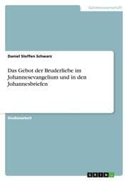 Cover von Das Gebot der Bruderliebe im Johannesevangelium und in den Johannesbriefen