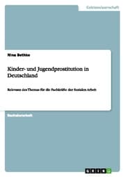 Cover von Kinder- und Jugendprostitution in Deutschland