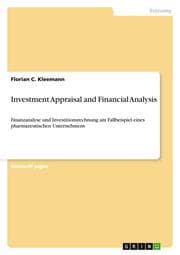 Cover von Investment Appraisal and Financial Analysis