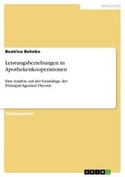 Cover von Leistungsbeziehungen in Apothekenkooperationen