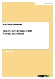 Cover von Reiserisiken: Internationale Gesundheitsrisiken