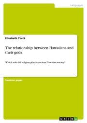 Cover von The relationship between Hawaiians and their gods