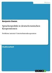 Cover von Sprachenpolitik in deutsch-russischen Kooperationen