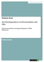 Cover von Zur Interdependenz von Psychoanalyse und Film