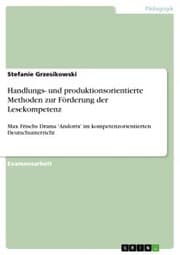 Cover von Handlungs- und produktionsorientierte Methoden zur Förderung der Lesekompetenz