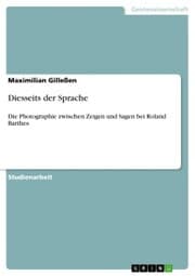 Cover von Diesseits der Sprache