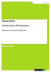 Cover von Konfrontative Werbeanalyse