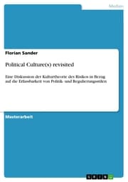Cover von Political Culture(s) revisited