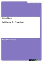 Cover von Einführung der Primzahlen