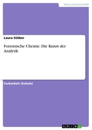 Cover von Forensische Chemie. Die Kunst der Analytik