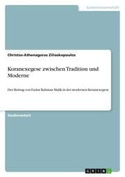 Cover von Koranexegese zwischen Tradition und Moderne