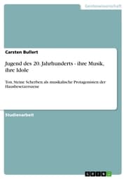 Cover von Jugend des 20. Jahrhunderts - ihre Musik, ihre Idole