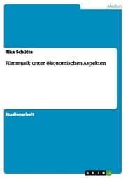 Cover von Filmmusik unter ökonomischen Aspekten