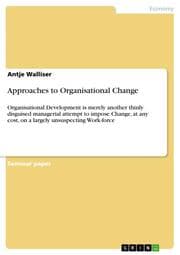 Cover von Approaches to Organisational Change