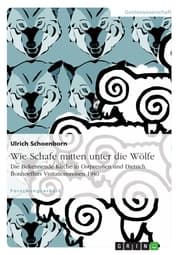 Cover von Wie Schafe mitten unter die Wölfe. Die Bekennende Kirche in Ostpreußen und Dietrich Bonhoeffers Visitationsreisen 1940