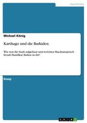 Cover von Karthago und die Barkiden