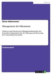 Cover von Management der Dilemmata