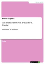 Cover von Das Raumkonzept von Alexander B. Murphy