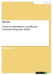 Cover von Chancen und Risiken von Efficient Consumer Response (ECR)