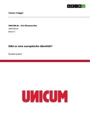 Cover von Gibt es eine europäische Identität?