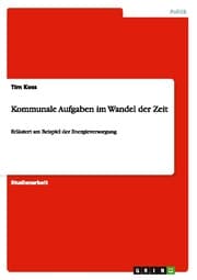 Cover von Kommunale Aufgaben im Wandel der Zeit
