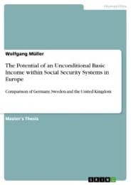 Cover von The Potential of an Unconditional Basic Income within Social Security Systems in Europe