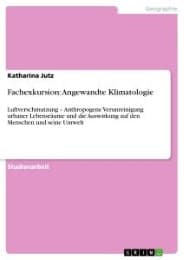 Cover von Fachexkursion: Angewandte Klimatologie