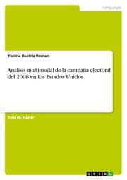 Cover von Análisis multimodal de la campaña electoral del 2008 en los Estados Unidos
