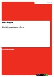 Cover von Politikverdrossenheit