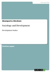 Cover von Sociology and Development