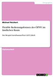 Cover von Flexible Bedienungsformen des ÖPNV im ländlichen Raum