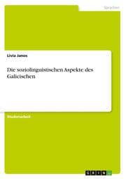 Cover von Die soziolinguistischen Aspekte des Galicischen