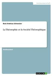 Cover von La Théosophie et la Société Théosophique