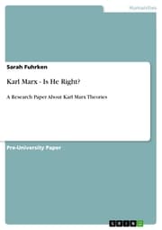 Cover von Karl Marx - Is He Right?
