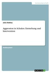 Cover von Aggression.Wissenschaftliche Theorien und Interventionsmöglichkeiten