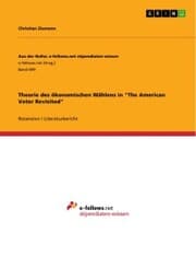 Cover von Theorie des ökonomischen Wählens in 'The American Voter Revisited'