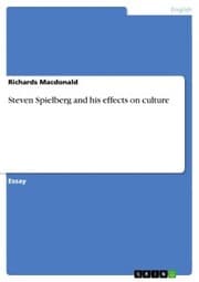 Cover von Steven Spielberg and his effects on culture